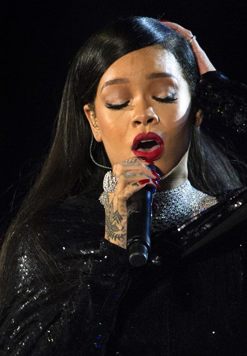 Rihanna sings during The Concert for Valor in Washington, D.C. Nov. 11, 2014. DoD News photo by EJ Hersom